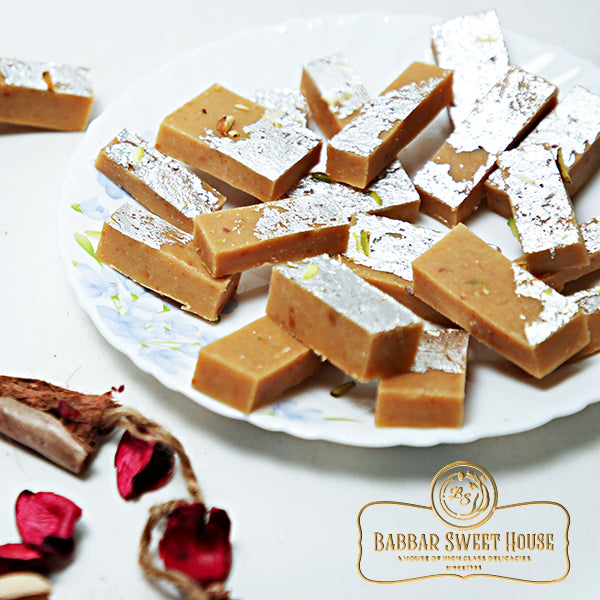 Roasted burfi