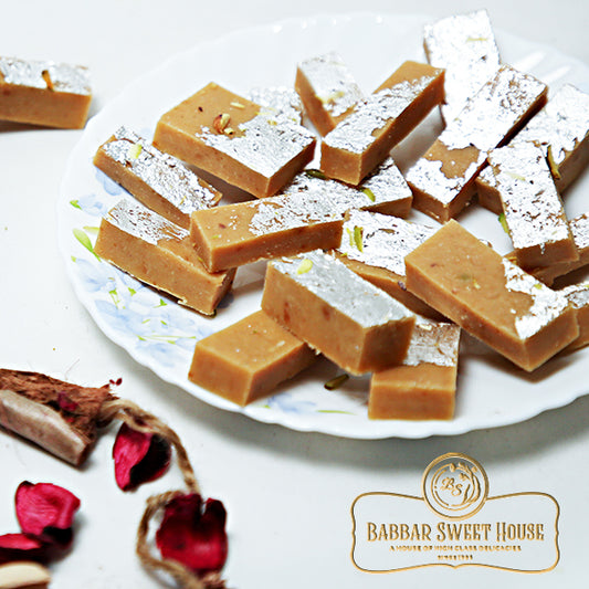 Roasted burfi